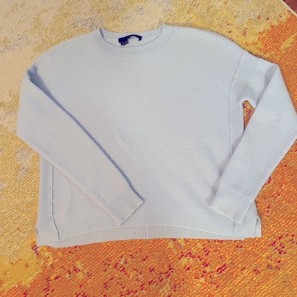 360 CASHMERE Light Blue Sweater